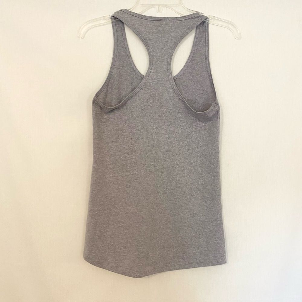 Grey Racerback Tank Top size M. Never more Raven - Picture 2 of 2